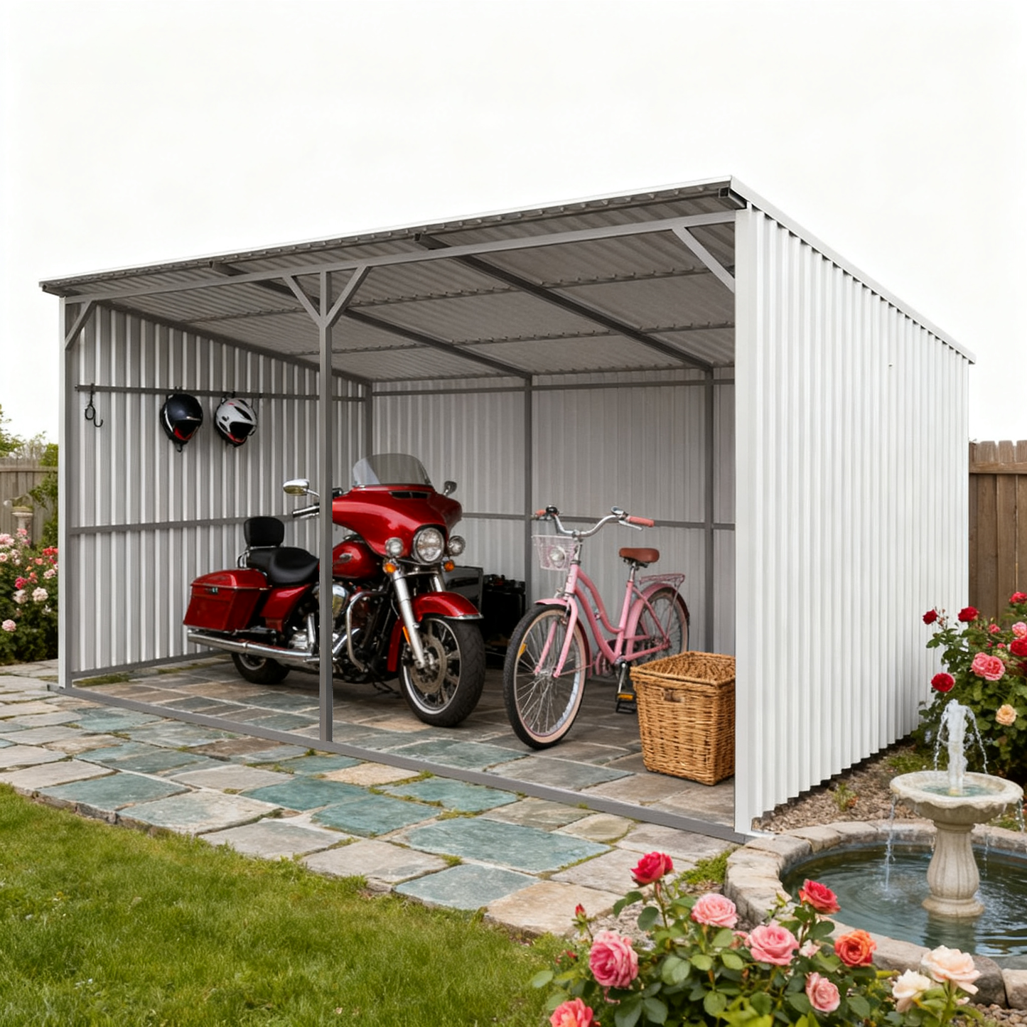 20FT x 12FT Livestock Metal Shed