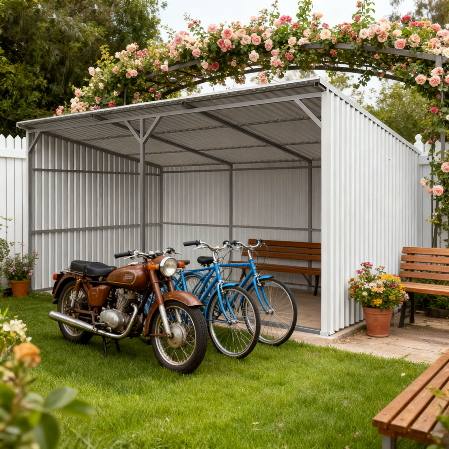 20FT x 12FT Livestock Metal Shed