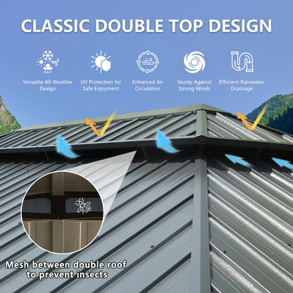12' X 20' Hardtop Gazebo