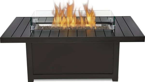 Patio Elegance Fire Table – St. Tropez Rectangle Patioflame Table (Propane)